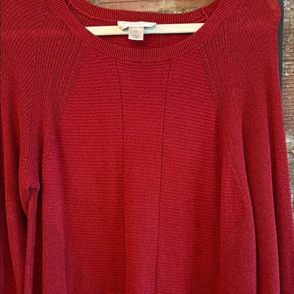 Christopher & Banks Red Sweater - Picture 3 of 4